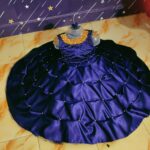 Royal Blue Wrinkle Gown